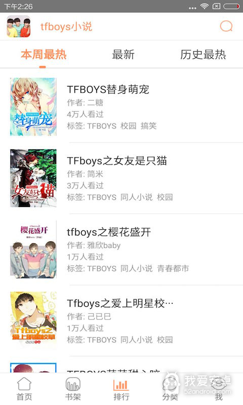 TFBOYS小说