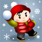 打雪仗