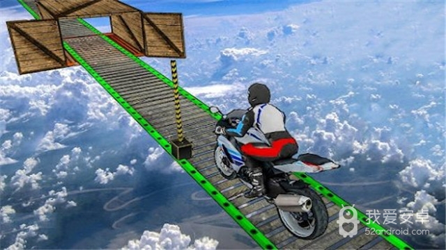 摩托车空中赛道3D