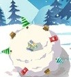 踩着雪球的熊熊