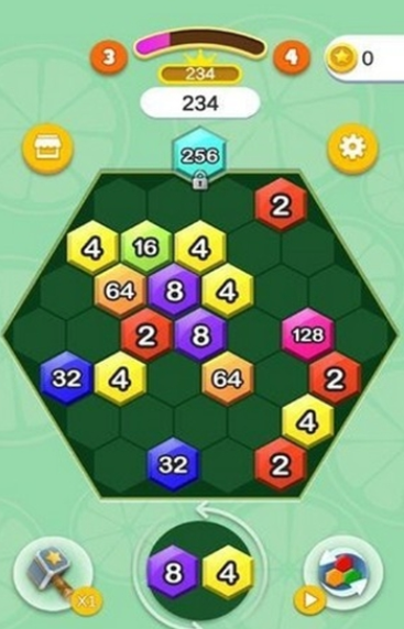 2048六角碰碰碰