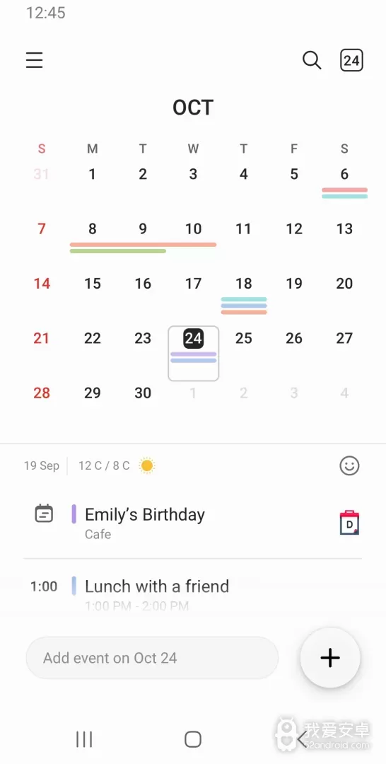 Samsung Calendar